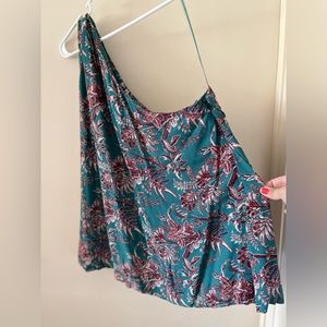 Loft one shoulder blouse